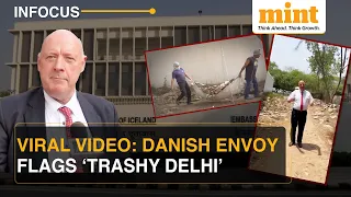 Viral Video: Danish Envoy Flags Trash-Ridden Service Lane Near Denmark Embassy, NDMC Reacts | Watch