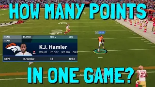 TRYING TO SCORE AS MANY POINTS AS POSSIBLE IN MADDEN 21