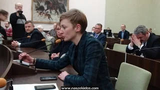 Awantura podczas powołania Dariusza Kozaka na przewodniczącego rady miasta Kielce