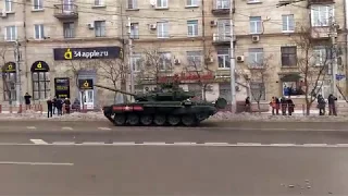 Проход военной техники с парада 2 февраля 2018 г. в Волгограде