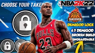 NBA2K22 MOBILE Michael Jordan Build UNSTOPPABLE DEMI GOD/BADGE GLITCH😵‍💫💜