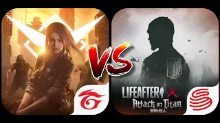 Garena Undawn VS LifeAfter ZOMBIE SURVIVAL