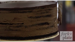 What It Takes to Make Strip House's 24 Layer Chocolate Cake