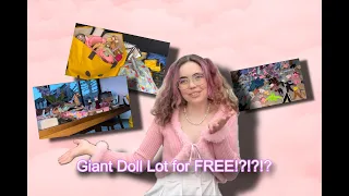 Giant doll lot... FOR FREE?!
