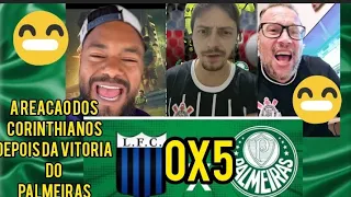 A REAÇÃO DOS CORINTHIANOS DEPOIS DA VITÓRIA DO PALMEIRAS #palmeiras