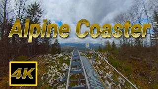 [4K] Low SPEED 🤭 | Alpine Coaster Cheile Gradistei Resort Fundata, Brasov- Romania 2024