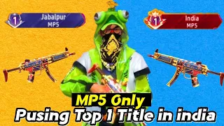 Pushing TOP 1 Title in MP5 ||Free Fire Cs Rank📈 Weapon Glory Pushing with Tips and Tricks✅||Ep-5