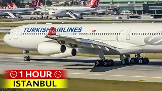 1 Hour of Plane Spotting at ISTANBUL (2017)