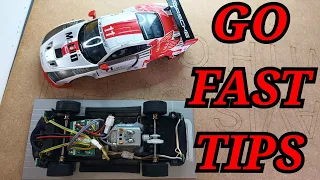 Easy tips to make your Carrera slot car go fast out of the box