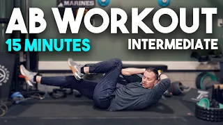 Ab Workout - 15 Minutes - Intermediate