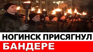 В Ногинске устроили факельное шествие. Украинские бандеровцы под носом у Путина и Кремля?