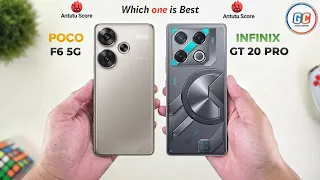 Poco F6 Vs Infinix GT 20 Pro || Full Comparison ⚡ Which one is Best?