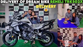 Delivery Of MY BENELLI TRK 502X | Anand Shankar