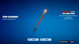 How To Get TVA Time Stick Pickaxe NOW FREE In Fortnite! (TVA Time Stick Harvesting Tool)