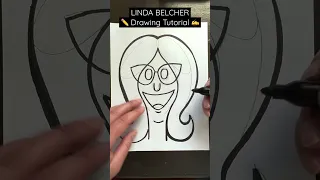 Everyone Can Draw! - LINDA BELCHER ✍️ Drawing Tutorial 😀✏️ #bobsburgers #rugormat