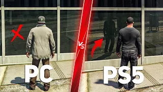 GTA 5 Next Gen Ray Tracing Update PS5 VS PC - Direct Comparison! Attention to Detail & Graphics! 4K