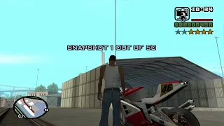 How to take Snapshot #35 at the beginning of the game - GTA San Andreas