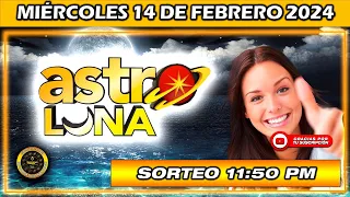 Resultado de SUPER ASTRO LUNA del MIÉRCOLES 14 de febrero del 2024 #superastro #astroluna