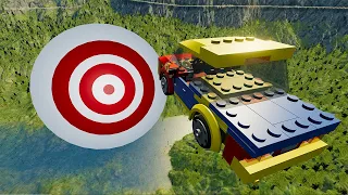 TOP 100 Random Lego Car Jumps & Car Crashes BeamNG.Drive