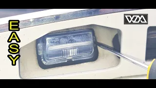 Licence Number Plate Bulb Replacement