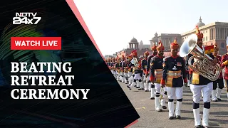 Beating Retreat Ceremony At Vijay Chowk In Delhi