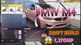 FORZA HORIZON 5 - 😤BEST BMW M4 DRIFT BUILD😤 - (1,270HP 2014 BMW M4 COUPE DRIFT BUILD)