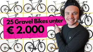 25 GRAVELBIKES unter € 2.000 | Rose, Canyon, Radon, Cube, Giant, Triban, Bulls, Merida, ...