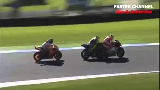 BEST DUEL VALENTINO ROSSI MARQUEZ AND IANNONE MOTOGP PHILLIP ISLAND 2015