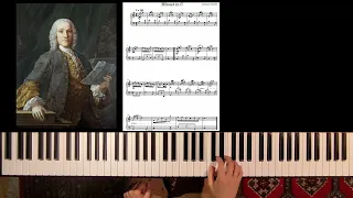 Scarlatti - Minuet in C Major K 73b L 217 - Lesson / Tutorial