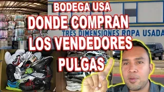 Donde compran los revendedores de las PULGAS, BODEGA de ROPA en McAllen Chachara y Tenis Barato