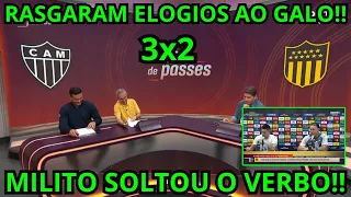 URGENTE!!! RASGARAM ELOGIOS AO GALO!! MILITO SOLTOU O VERBO!!