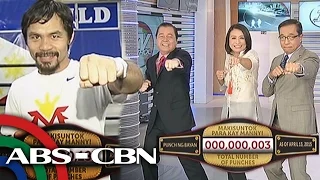 TV Patrol: News anchors reporters,, and employees support the #OneForPacman campaign campaign
