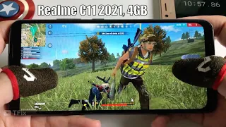 Realme C11 2021 Free Fire Gameplay | Unisoc SC9863A, 4GB