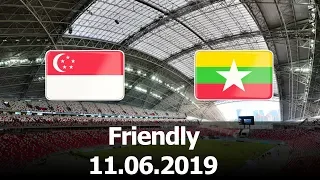 Singapore vs Myanmar - International Friendly - PES 2019