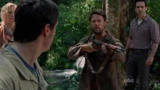 LOST: Sayid shoots an Other to protect Kate [5x15 - Follow the Leader]