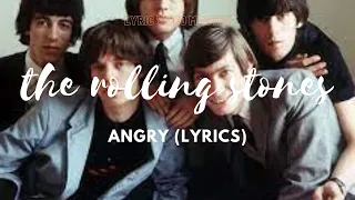 The Rolling Stones - Angry (Official Lyric Video)