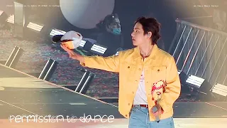 220415 BTS PTD IN LasVegaS-Permission to dance + Ending focus of 방탄소년단 뷔 태형 FANCAM