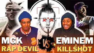 EMINEM HATERS React to Eminem Killshot & MGK Rap Devil for the First Time