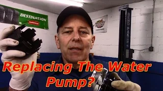 How to replace the water pump 2002 Cadillac Deville