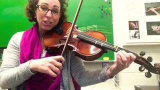 Viola intro to A major high octave