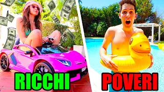 RICCHI VS POVERI IN PISCINA!