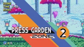 Sonic Mania - Press Garden Zone (All Acts + Boss)