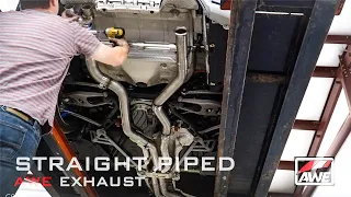 BMW M4 gets straight pipes (extremely loud)