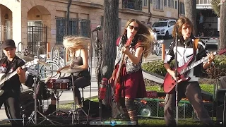 The Cristeas (Liliac Family Rock Band) - Great performance at Santa Monica Pier. CA. April 2017