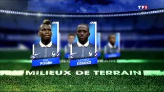 Liste des joueurs officielles selectionnés equipe de france bleus coupe du monde 2014 bresil fifa di