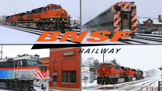 45 Minutes of Trains on the BNSF Racetrack in Downers Grove, IL