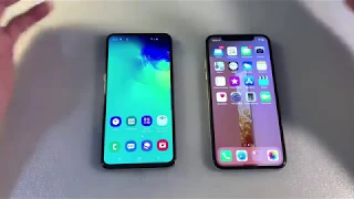 Samsung Galaxy S10e vs iPhone X