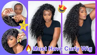 Watch Me Install + Style This 26” Curly Wig | Curly Summer Wig Ft Wigmy Hair