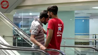 Sneezing prank in escalator/ amanah mall /zero brand/by pranks collector