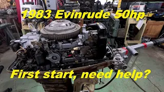 1983 Evinrude 50hp part 4 the carburetor and more